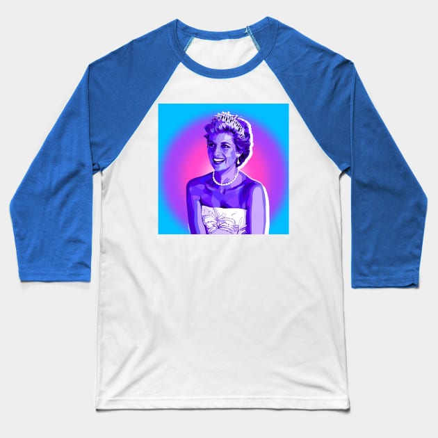 Princess Diana Baseball T-Shirt by Artistic_endeavours_with_Sasha